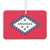 アーカンソー州旗デザイン カーエアーフレッシュナー (正面)