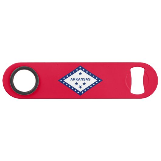 アーカンソー州旗デザイン スピード栓抜き (正面(横))