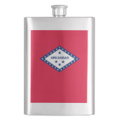 アーカンソー州旗デザイン フラスク (正面)