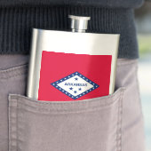 アーカンソー州旗デザイン フラスク (インサイチュ)