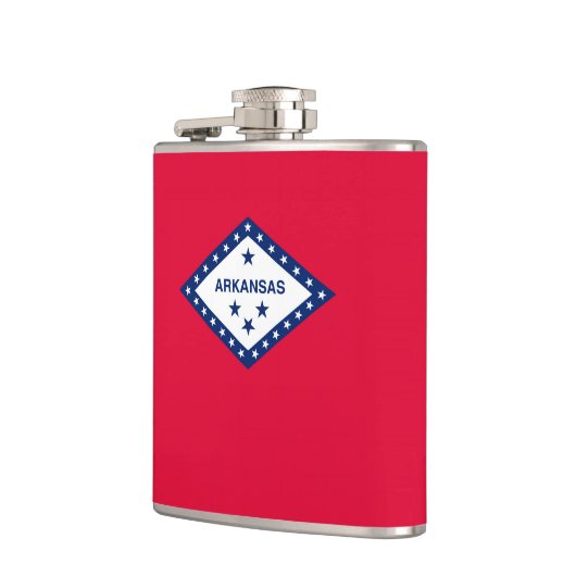 アーカンソー州旗デザイン フラスク (左)