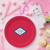 アーカンソー州旗デザイン ペーパープレート (パーティー)