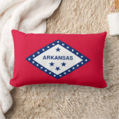 アーカンソー州旗デザイン ランバークッション (ブランケット)