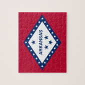 アーカンソー州旗パズル州 ジグソーパズル (縦)