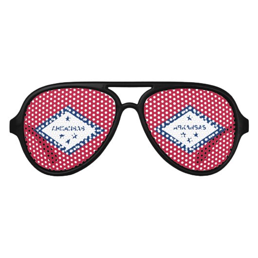 アーカンソー州旗 アビエーターサングラス (正面)