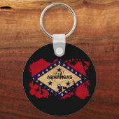 アーカンソー州旗 キーホルダー (正面)