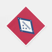 アーカンソー州旗 スタンダードランチョンナプキン (角)