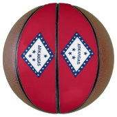 アーカンソー州旗 バスケットボール (縦)