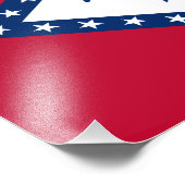 アーカンソー州旗 フォトプリント            (角)