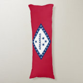 アーカンソー州旗 ボディピロー (正面縦)