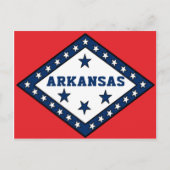 アーカンソー州旗 ポストカード (正面)