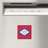 アーカンソー州旗 マグネット (インサイチュ (食洗機))