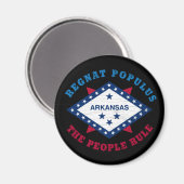 アーカンソー州旗 マグネット (正面/裏面)