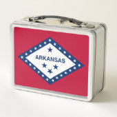 アーカンソー州旗 メタルランチボックス (裏面)