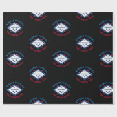 アーカンソー州旗 ラッピングペーパー (フラット)