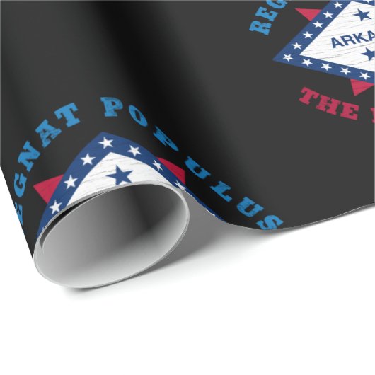 アーカンソー州旗 ラッピングペーパー (ロールコーナー)