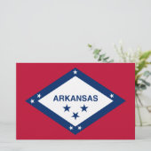 アーカンソー州旗 便箋 (スタンド正面)