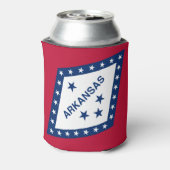 アーカンソー州旗 缶クーラー (缶裏面)