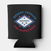 アーカンソー州旗 缶クーラー (裏面)