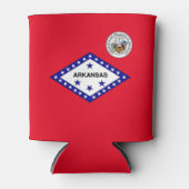 アーカンソー州旗 缶クーラー (正面)