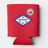 アーカンソー州旗 缶クーラー (裏面)
