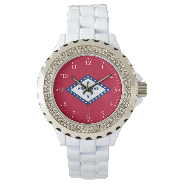 アーカンソー州旗 腕時計 (正面)