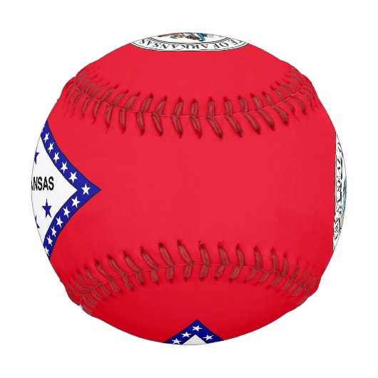 アーカンソー州旗 野球ボール (裏面)
