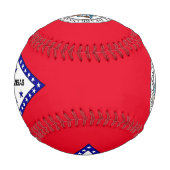 アーカンソー州旗 野球ボール (正面)