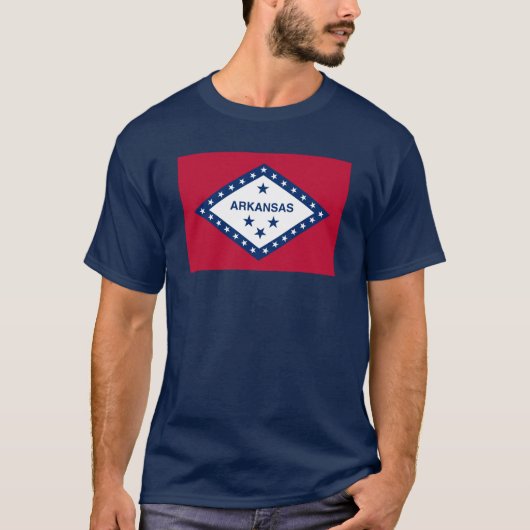 アーカンソー州旗 Tシャツ (正面)