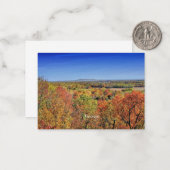 アーカンソー州景観秋 ノートカード (正面/裏面インサイチュ)