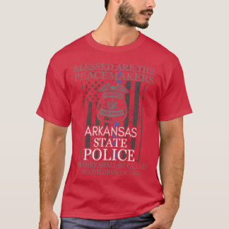 アーカンソー州警察 アーカンソー州の州警察官を支援 Tシャツ