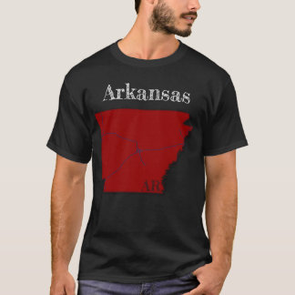 アーカンソー州間[ベリーレッドデザイン] Tシャツ