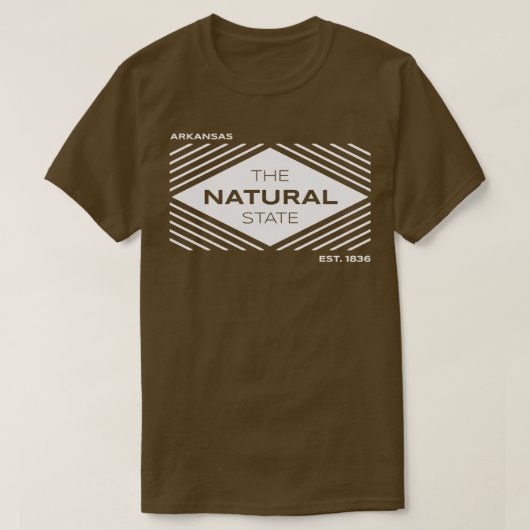 アーカンソー州1836Tシャツ Tシャツ (デザイン正面)