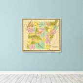 アーカンソー州4 キャンバスプリント (インサイチュ (ウッドフロア))