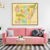 アーカンソー州4 キャンバスプリント (インサイチュ (リビング))