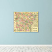 アーカンソー州5 キャンバスプリント (インサイチュ (ウッドフロア))