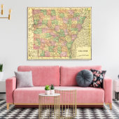 アーカンソー州5 キャンバスプリント (インサイチュ (リビング))