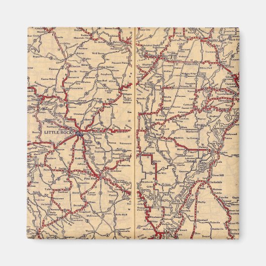 アーカンソー州5 マグネット (正面)