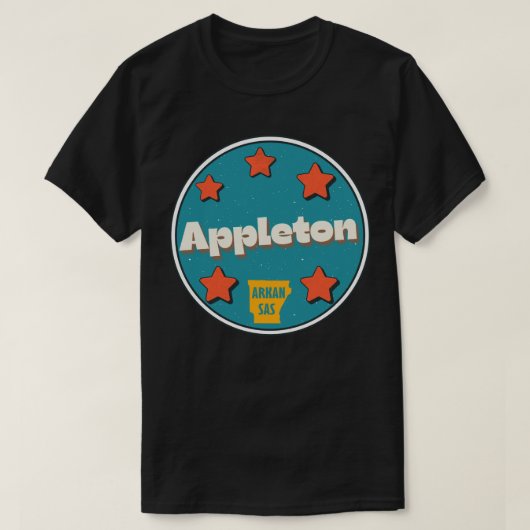 アーカンソー州，アップルトン Tシャツ (デザイン正面)