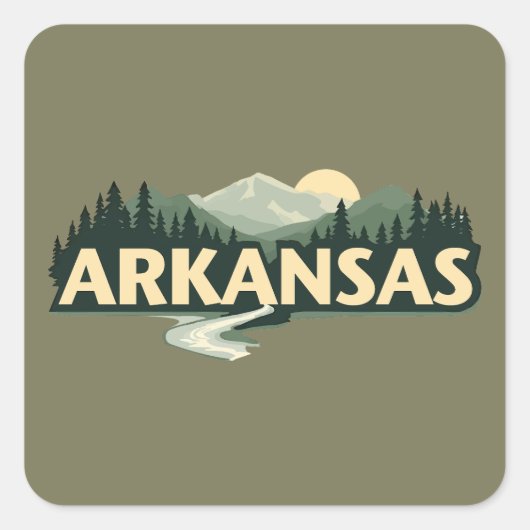 アーカンソー州（アメリカ） スクエアシール (正面)