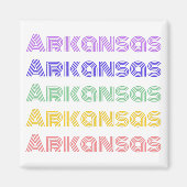 アーカンソー州(アメリカ) マグネット (正面)