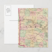 アーカンソー州、インディアン州 ポストカード (正面/裏面)