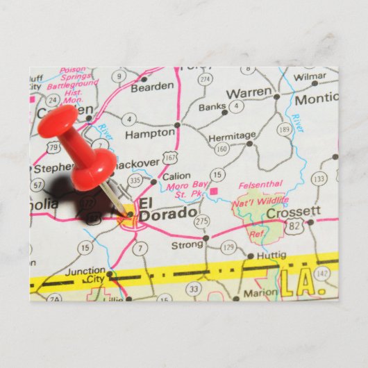 アーカンソー州，エルドラド ポストカード (正面)