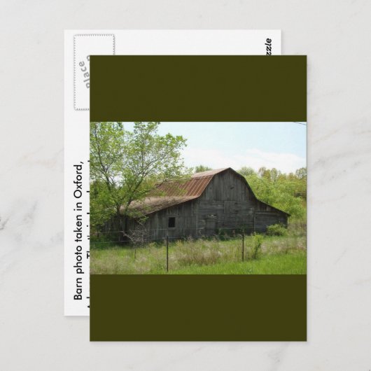 アーカンソー州,オックスフォード ポストカード (正面/裏面)