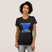アーカンソー州 - カンザスが海賊だったら Tシャツ (正面フル)