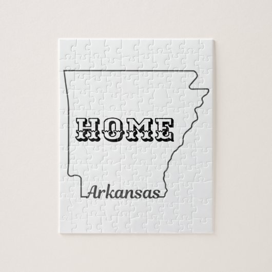 アーカンソー州 ジグソーパズル (縦)