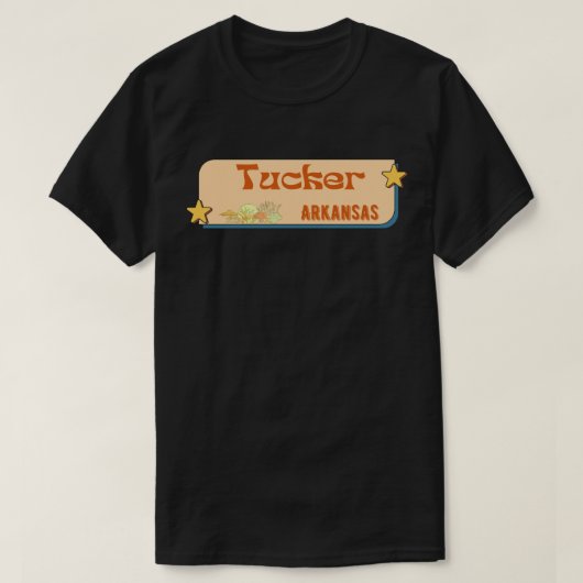 アーカンソー州，タッカー Tシャツ (デザイン正面)