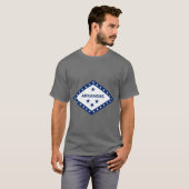 アーカンソー州 ダイヤモンド エンブレム Tシャツ (正面フル)