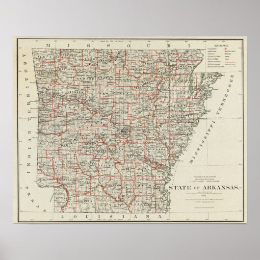 アーカンソー州 ポスター (正面)