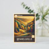 アーカンソー州，ラッセルビル |ヴィンテージはがき ポストカード (スタンド正面)